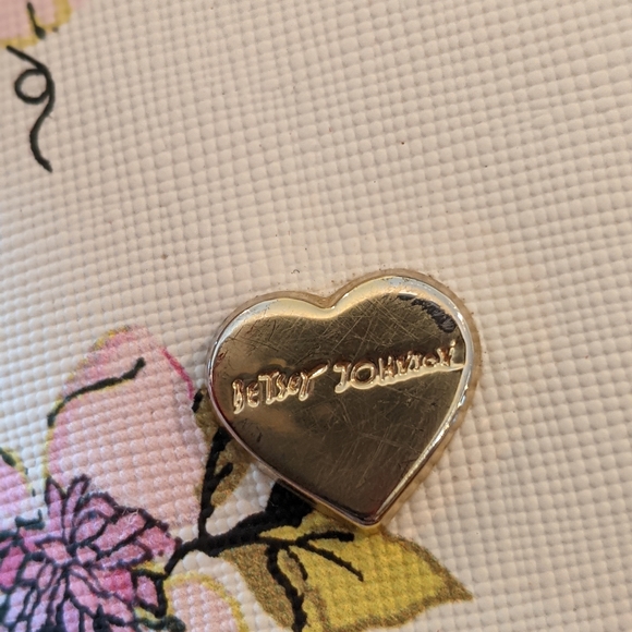 Vtg Betsey Johnson Live Life in Bloom Cosmetic Bag - Picture 7 of 8